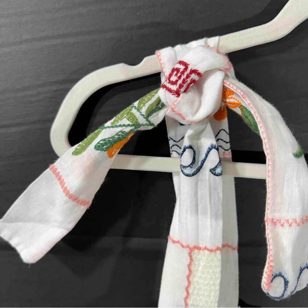 Pilcro Embroidered patchwork Crop Top - image 3